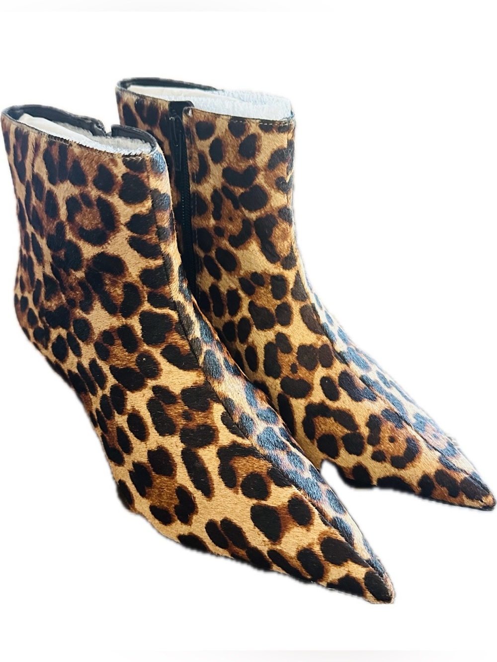 NWOB Gianni Bini Leopard Kitten Heel Booties Size 8.5